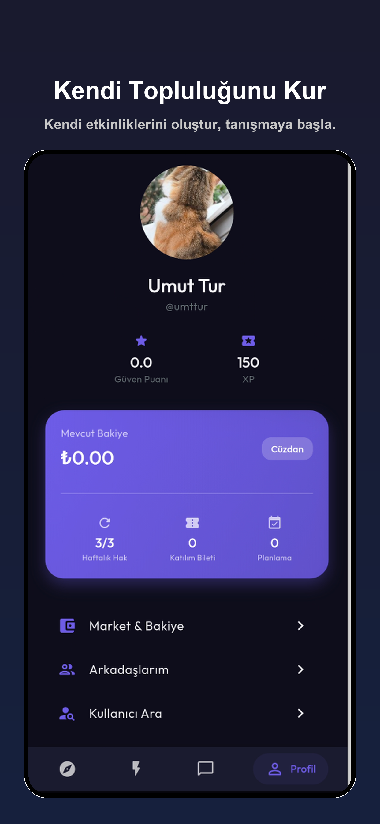 Profil Ekranı
